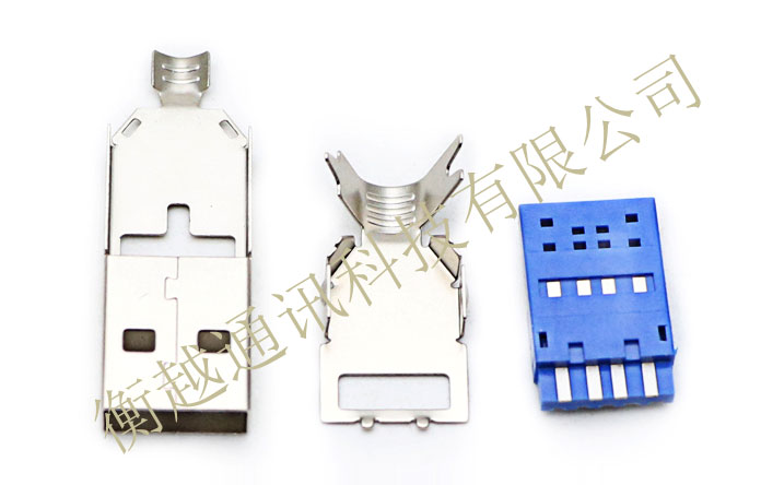 USB 3.0 AM 36長三件式 前殼帶缺口款