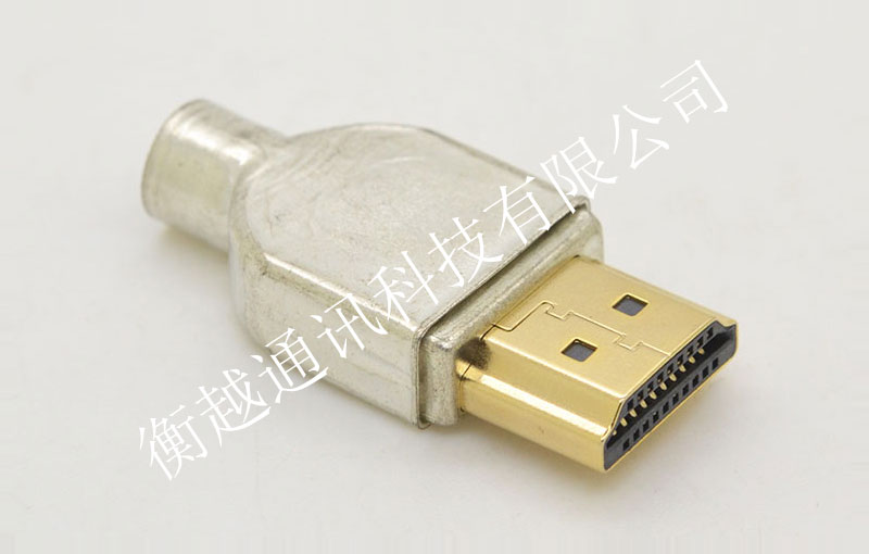 HDMI AM 20P 焊線式配馬口鐵+線夾